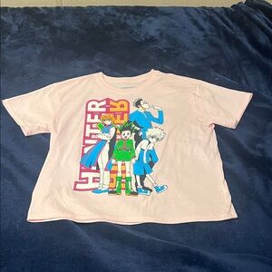 Kids Pink Anime T-Shirt